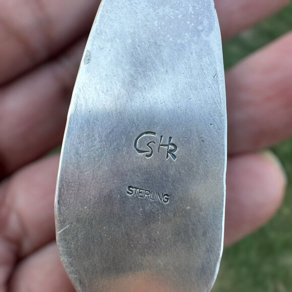 Pendant Fossil Dinosaur Gembone Paul Rossman 925 Sterling 3" w Bail 25.1g - Picture 11 of 14